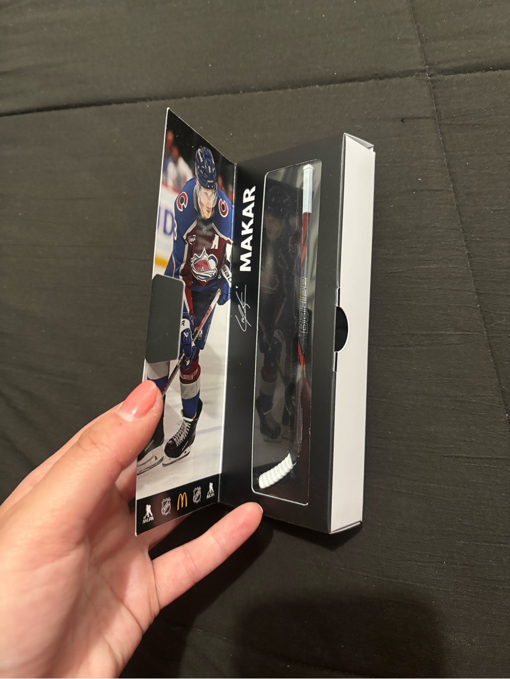 Cale Makar Colorado Avalanche NHL/McDonalds Mini Hockey Stick (2026)